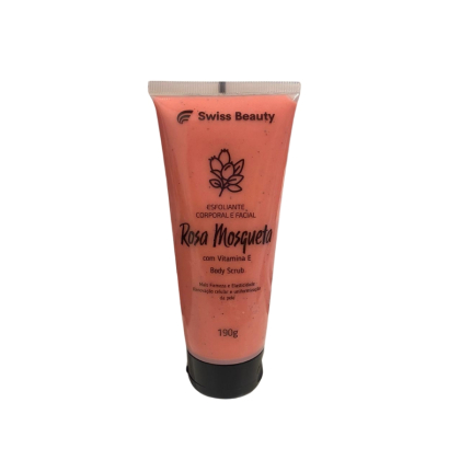 Esfoliante Corporal e Facial Swiss Beauty - Rosa Mosqueta 190ml