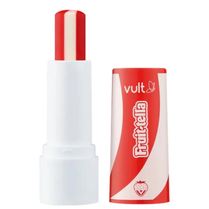 Balm Labial Fruit-tella Vermelho Morango com Creme Vult
